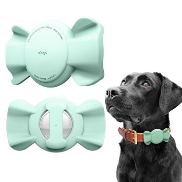 Elago Apple Silikon Pet Ribbon AirTag Kılıfı - Mint