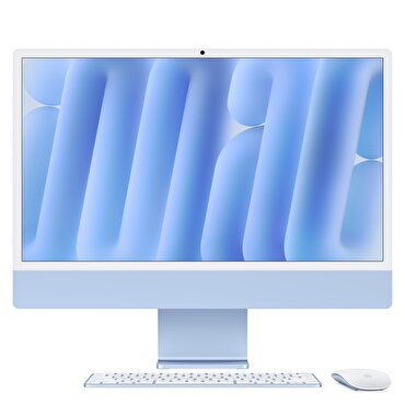 Apple iMac 24inc Retina 4.5K, M4 10-core CPU, 10-core GPU, 24GB Bellek, 512GB SSD, Mavi - MD2T4TU/A