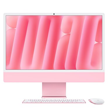 Apple iMac 24inc Retina 4.5K, M4 10-core CPU, 10-core GPU, 24GB Bellek, 512GB SSD, Pembe