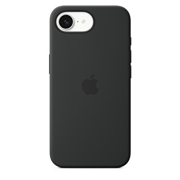 iPhone 16e için Silikon Kılıf – Siyah