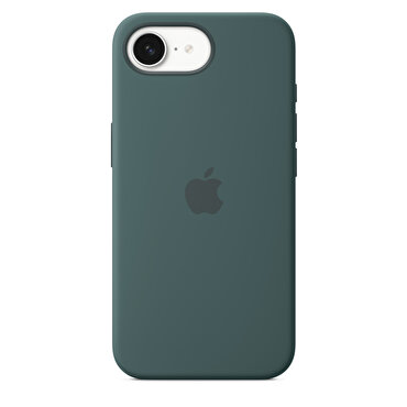 iPhone 16e için Silikon Kılıf – Göl Yeşili