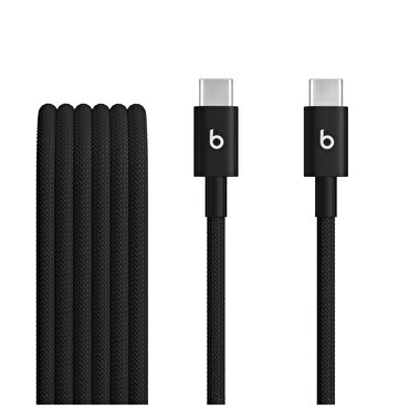 Beats USB-C – USB-C Örgü Kablo (1,5 m) – Jet Siyah
