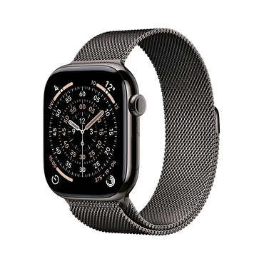 Apple Watch Series 11 GPS + Cellular 46mm Arduvaz Titanyum Kasa ve Arduvaz Milano Loop - M/L