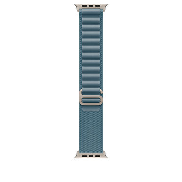 49 mm Açık Mavi Alpine Loop - Büyük Boy - Natürel Titanyum