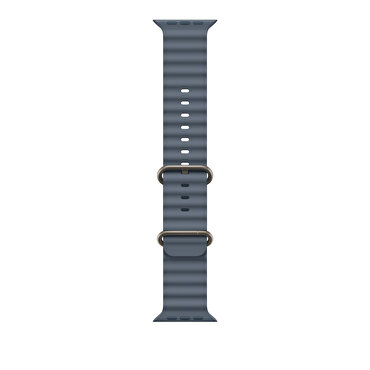 49 mm Demir Mavisi Ocean Kordon - Natürel Titanyum