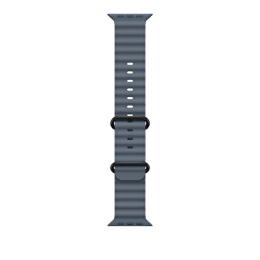 49 mm Demir Mavisi Ocean Kordon - Siyah Titanyum