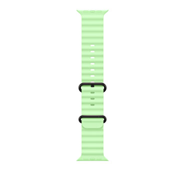 49 mm Neon Yeşil Ocean Kordon - Siyah Titanyum