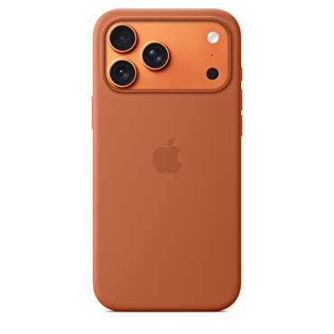 iPhone 17 Pro Max için MagSafe özellikli Silikon Kılıf - Terra Cotta
