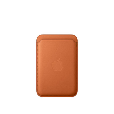 iPhone için MagSafe özellikli Mikro Dokuma Cüzdan - Tilki Turuncusu