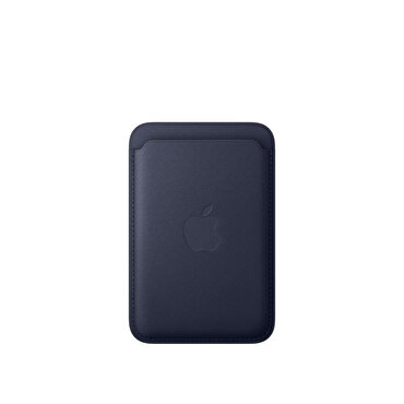 iPhone için MagSafe özellikli Mikro Dokuma Cüzdan - Lacivert