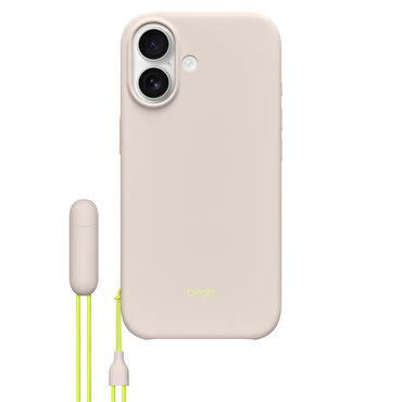 MagSafe özelliği ve Kamera Denetimi düğmesine sahip Beats iPhone 17 Kickstand Kılıfı - Kalker Beji