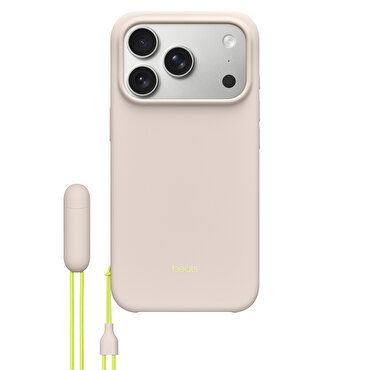 MagSafe özelliği ve Kamera Denetimi düğmesine sahip Beats iPhone 17 Pro Kickstand Kılıfı - Kalker Beji