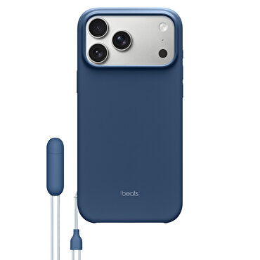 MagSafe özelliği ve Kamera Denetimi düğmesine sahip Beats iPhone 17 Pro Max Kickstand Kılıfı - Ana Kaya Mavisi