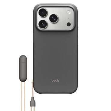 MagSafe özelliği ve Kamera Denetimi düğmesine sahip Beats iPhone 17 Pro Kickstand Kılıfı - Granit Grisi