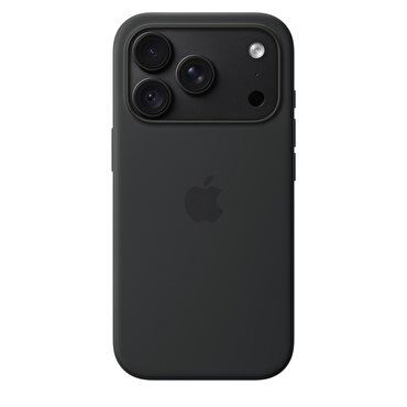 iPhone 18 Pro için MagSafe özellikli Silikon Kılıf - Siyah