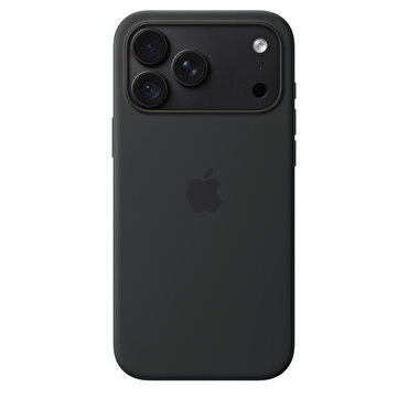 iPhone 18 Pro Max için MagSafe özellikli Silikon Kılıf - Siyah