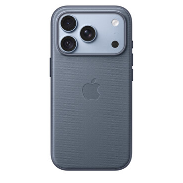 iPhone 18 Pro için MagSafe özellikli Tech Dokuma Kılıf - Şambre Mavisi