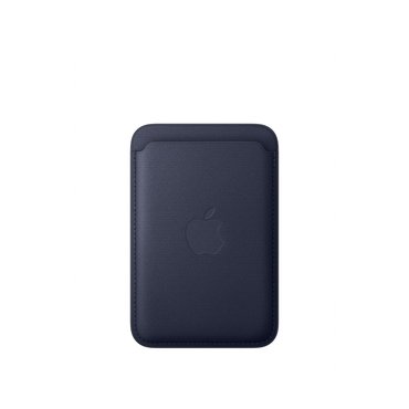 iPhone için MagSafe özellikli Mikro Dokuma Cüzdan - Lacivert
