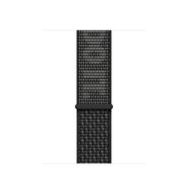 Apple Watch 45mm Black/Summit White Nike Spor Kord