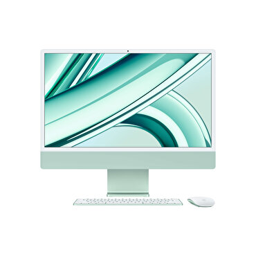 iMac 24 inc 4.5K M3 8CPU 10GPU 8GB 512GB Yeşil MQRP3TU/A