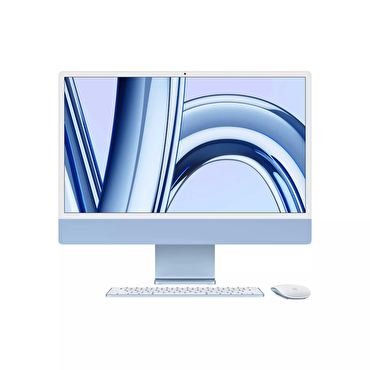 iMac 24 inc 4.5K M3 8CPU 10GPU 8GB 512GB Mavi 