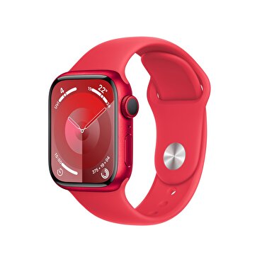 Apple Watch Series 9 GPS 41mm (PRODUCT)RED Alüminyum Kasa ve (PRODUCT)RED Spor Kordon - S/M - MRXG3TU/A MRXG3TU/A