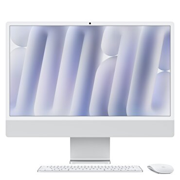 Apple iMac 24inc Retina 4.5K, M4 10-core CPU, 10-core GPU, 16GB Bellek, 256GB SSD, Gümüş - MWUU3TU/A