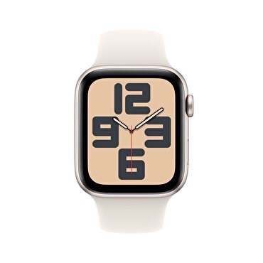 Apple Watch SE GPS + Cellular 40mm Yıldız Işığı Alüminyum Kasa  Yıldız Işığı Spor Kordon - S/M 