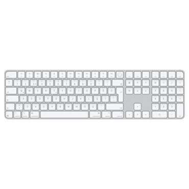 Apple çipli Mac modelleri için Touch ID özellikli ve Sayısal Tuş Takımlı Magic Keyboard (USB–C) - Türkçe Q Klavye - Beyaz Tuşlar