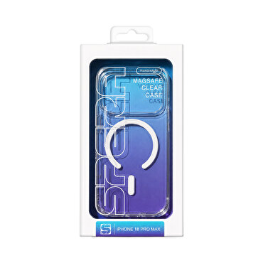 Spera iPhone 18 Pro Max MagSafe Uyumlu Şeffaf Kılıf