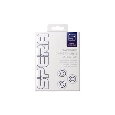 Spera iPhone 18 Pro / 18 Pro Max Sapphire Şeffaf Kamera Lens Koruyucu