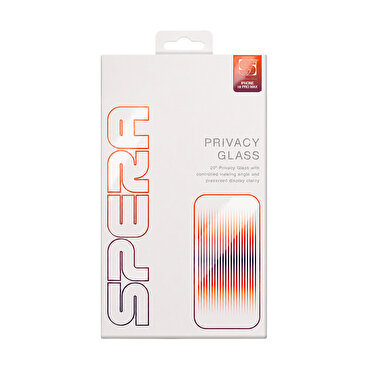 Spera iPhone 18 Pro Max 20° Privacy Cam Ekran Koruyucu