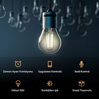 Meross Akıllı Led Ayarlı Ampul 6W 0680306682980