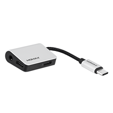 Momax Onelink USB-C to 3.5mm Audio - Space Gray 4894222058941
