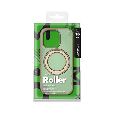 Momax iPhone 16 Pro Roller Magsafe Kılıf - Gold 4894222077447