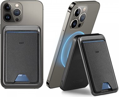 ESR HaloLock 5000 mAh Power Bank + Cüzdan - Siyah 4894240169803