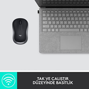 Logitech M185 Kablosuz Mouse - Gri 5099206027275