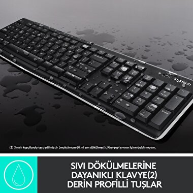 Logitech MK270 Kablosuz Klavye ve Mouse - Siyah 5099206039315