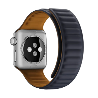 Piili Apple Watch 38-40-41 mm Silikon Kayış Lacivert 6944629154697