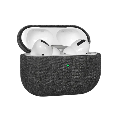 Piili Airpods Pro 2 Kumaş Kılıf - Gri 6944629158299
