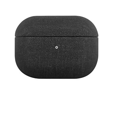 Piili Airpods Pro 2 Kumaş Kılıf - Siyah 6944629158312
