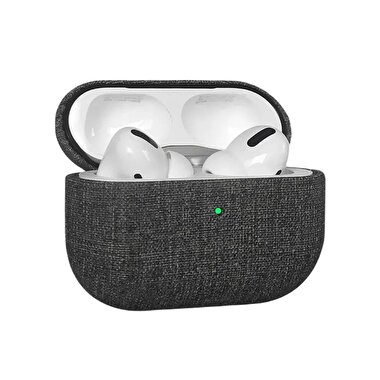 Piili Airpods Pro 2 Kumaş Kılıf - Kahverengi 6944629158374