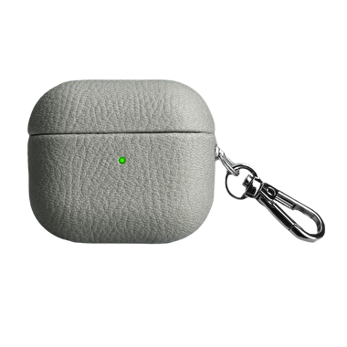 Piili Airpods 3. Nesil Deri Kılıf - Gri 6944629158718