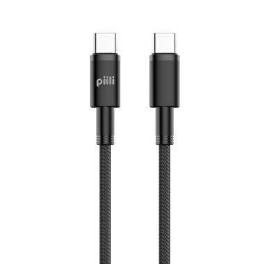 Piili  100 W Type-C to Type-C Cable 1m. - Siyah 6944629159296