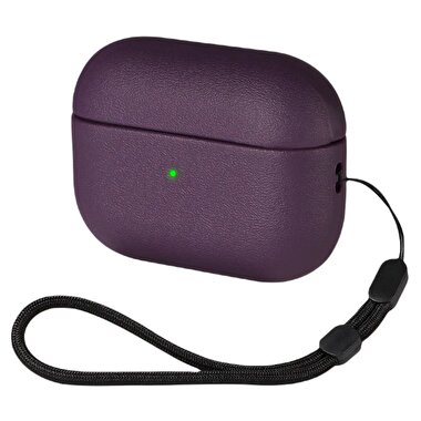 Piili Airpods Pro 2 Silikon Kılıf - Mor 6944629159371