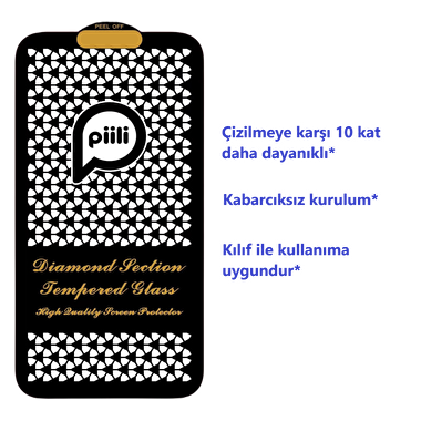 Piili iPhone 15 Pro 10X Sınıf Ekran Koruyucusu 6944629161954