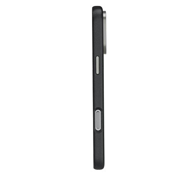 Piili iPhone 16 Deri Magsafe Kılıf - Mavi 6944629185271
