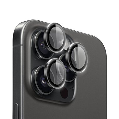 Piili iPhone 16 Pro/16 Pro Max Safir Lens Koruyucu 6944629185790