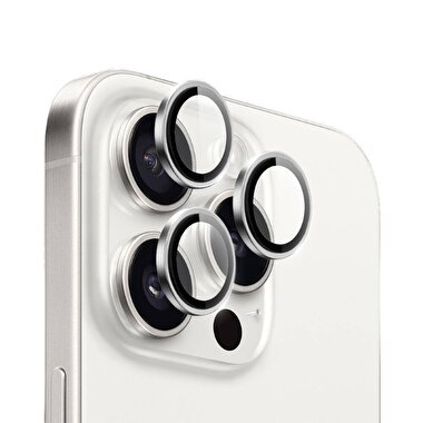 Piili iPhone 16 Pro/16 Pro Max Safir Lens Koruyucu 6944629185813