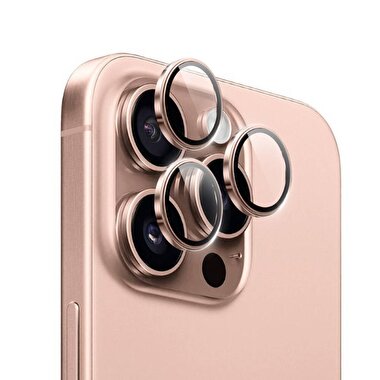 Piili iPhone 16 Pro/16 Pro Max Safir Lens Koruyucu 6944629185875